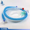 Circuito de respiración de ventilador médico desechable Anestesia Circuito extensible corrugado de ánima lisa