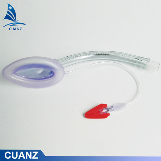 Tubo de PVC Máscara de silicona Máscara laríngea Ventilación Vía aérea Médico Quirúrgico